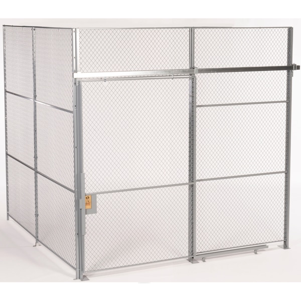 Fordlogan By Spaceguard 2 Wall, Wire Partition Cage, 20 X 20, 10Ft High, No Top FL2S202010 - main
